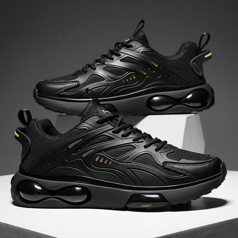 Men's Shoes New Air-Cushioned Popcorn Dad Shoes Running Shoes Trendy Casual Youth Student Sports Breathable Comfortable