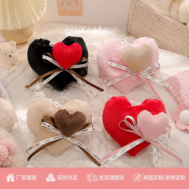 Korean-Style Sweet Heart-Shaped Fabric Pendant Brooch Hair Accessory Decoration Girly Heart Heart-Shaped Bag Pendant Fabric Ornament Korean-Style Sweet Heart-Shaped Fabric Pendant Brooch Hair Accessory Decoration Girly Heart Heart-Shaped Bag Pendant Fabric Ornament