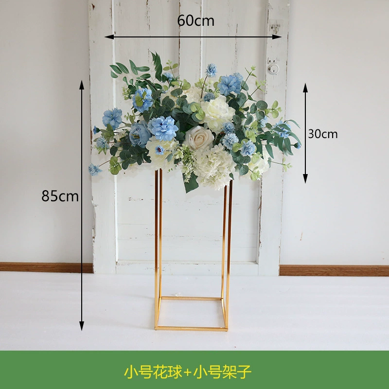 [婚庆道具花球绢花成品森系花艺路引花婚礼酒店舞台橱窗装饰]