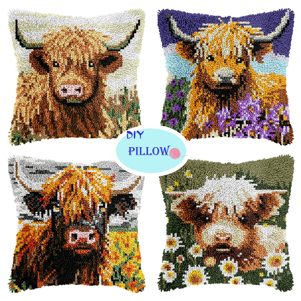 Предзаказ: Набор для вышивания на подушку ручной работы Shuoshi Crafts (материалы в комплекте), международная доставка, английская версия