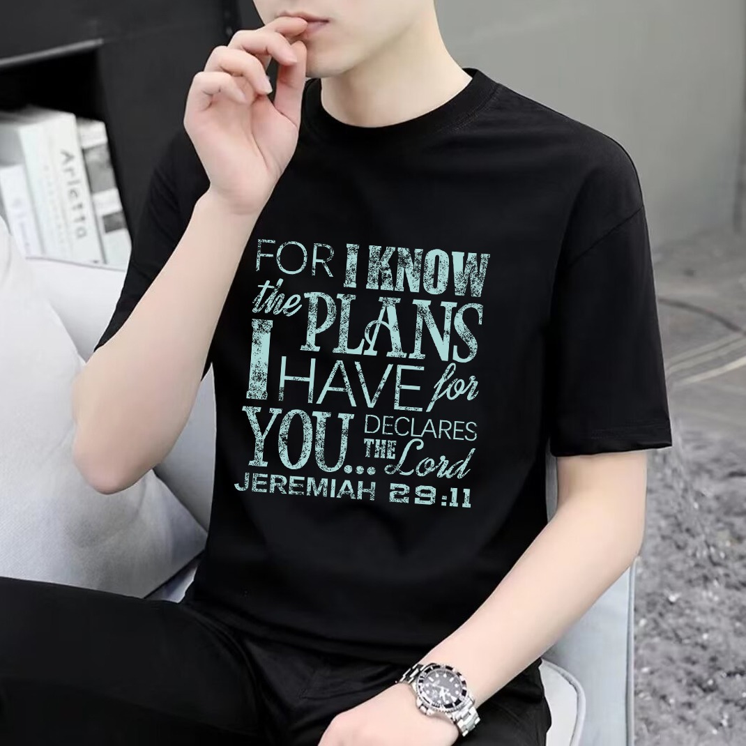 Summer Men's T-shirt Fashion Brand 2024 New Half-sleeved Top Summer Short-sleeved Clothes Men's T-shirt Fashion