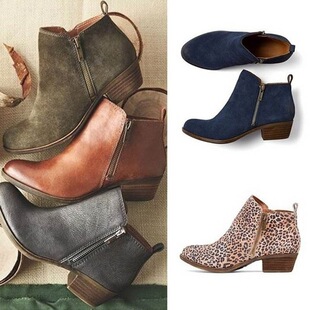 Women Winter Zipper Ankle boots Lady High Heels Shoes��aѥ