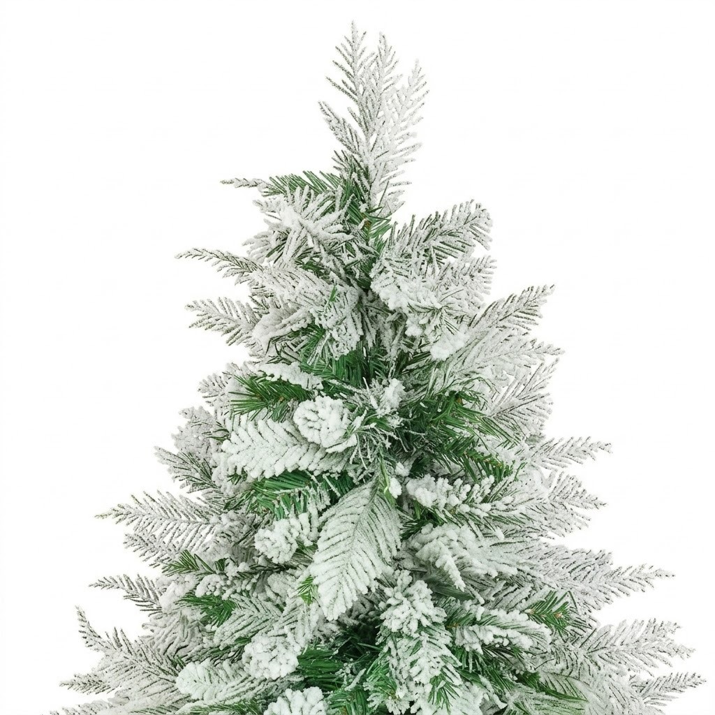 Explosión de árbol de Navidad 1.8-2.4m multi-tamaño flocado árbol de Navidad en el hogar centro comercial hermosa decoración de vacaciones