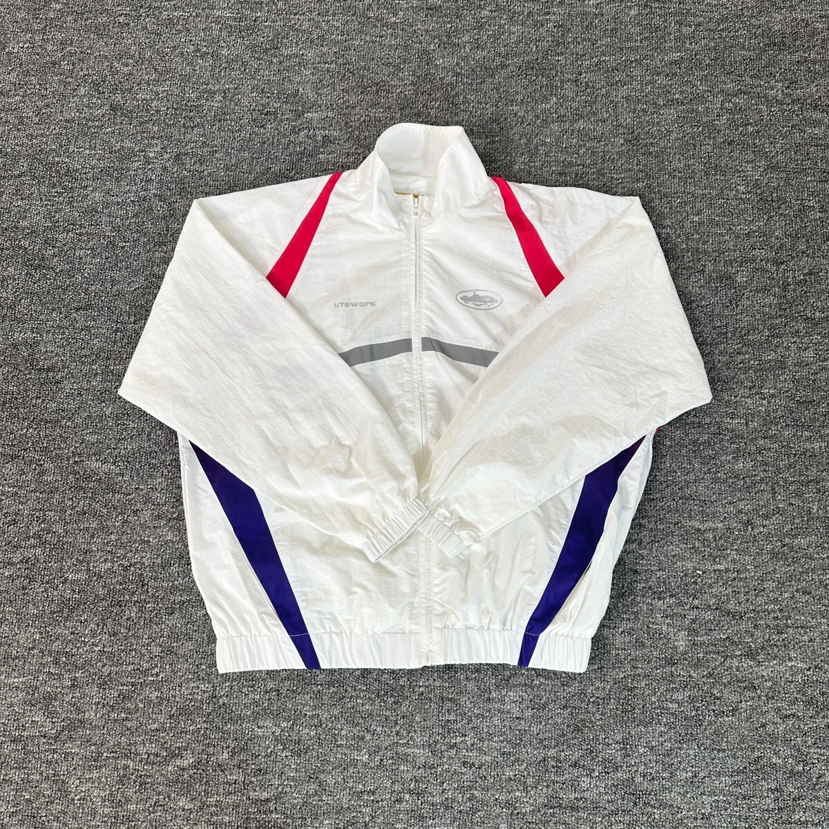 Corteiz marca de moda estadounidense Alcatraz con cremallera sudadera con capucha suelta traje de calle con estampado de letras suéter hombres