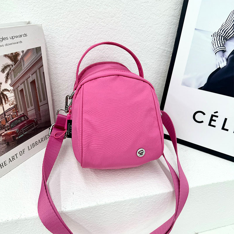 Waterproof Nylon Women's Fashion Lightweight Mini Backpack Multi-Compartment Shoulder Bag Commuter Shell Bag - Thumbnail 7