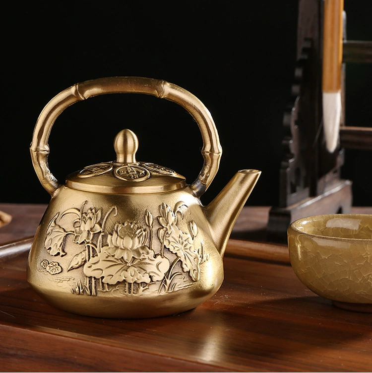 Sansui, медный чайник для гостиной, творческий ручной металлический карманный фляжка, оптовая продажа