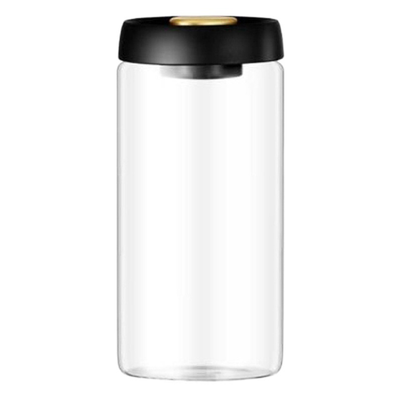 Frasco de café tarro sellado al vacío tarro de almacenamiento de vidrio de borosilicato café en polvo granos de café granos frascos de mantenimiento fresco