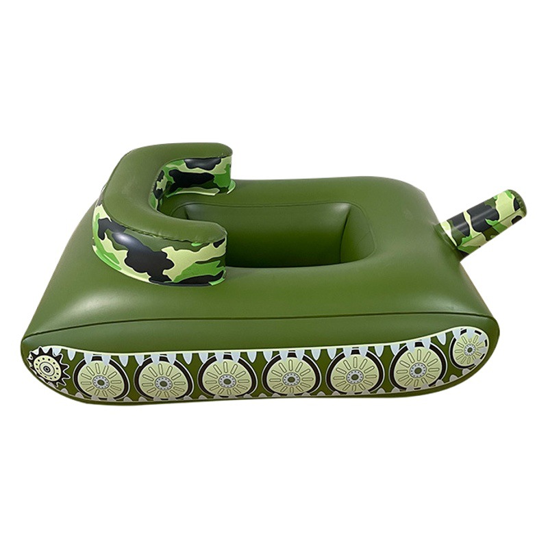 Nuevo en stock tanque de pulverización de agua inflable de agua para niños Piscina de coches jugando asiento tanque de pulverización de agua anillo de natación