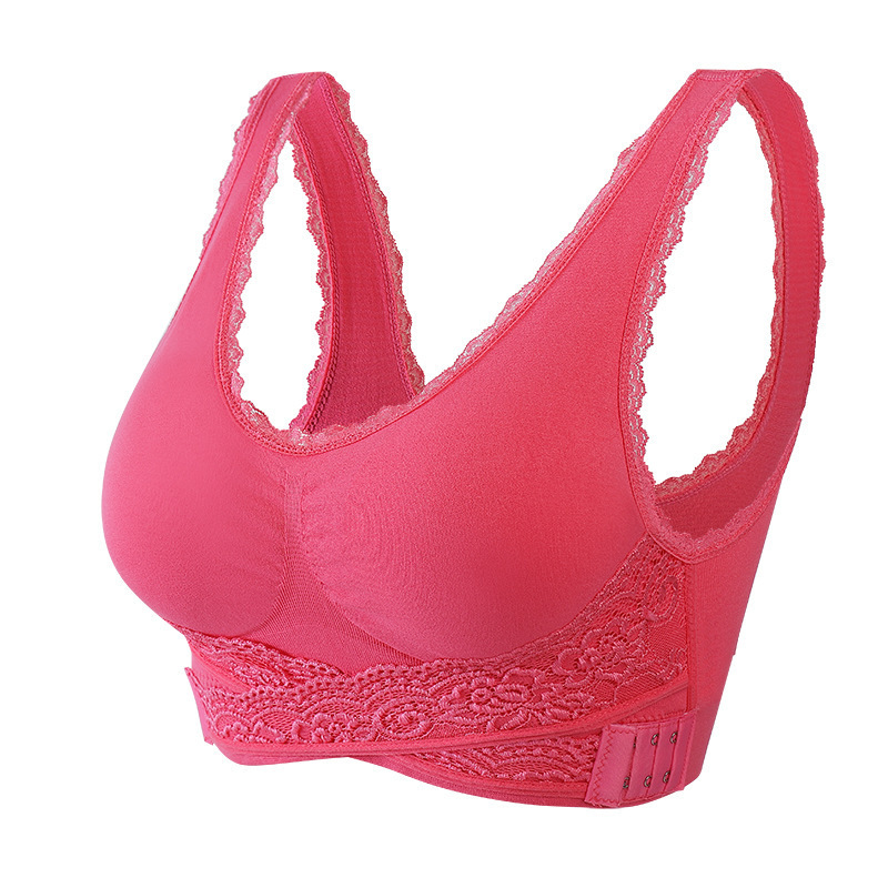 6xl frontal Cruz hebilla lateral Sujetador deportivo inalámbrico ajustable push up yoga running LACE Edge soporte de pecho chaleco image 14