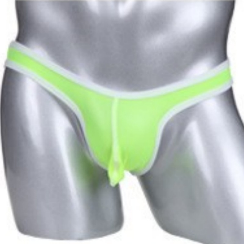 Men's Underwear, Thin Ice Silk Briefs, Fashionable Classic Bikini Swimming Trunks, Sexy Low-Waist Briefs