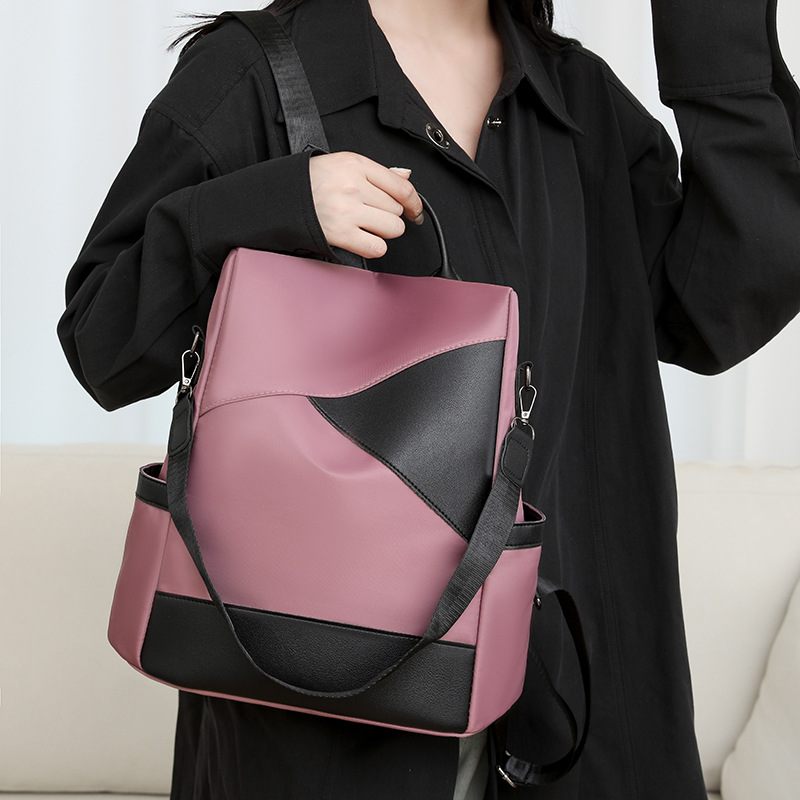 Comercio exterior nuevas señoras mochila antirrobo moda cuero suave mochila de viaje de gran capacidad moda mochila de un solo hombro de moda de doble uso