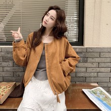 2025年春秋装新款减龄百搭舒适又亲肤休闲提升品质焦糖色南瓜服潮