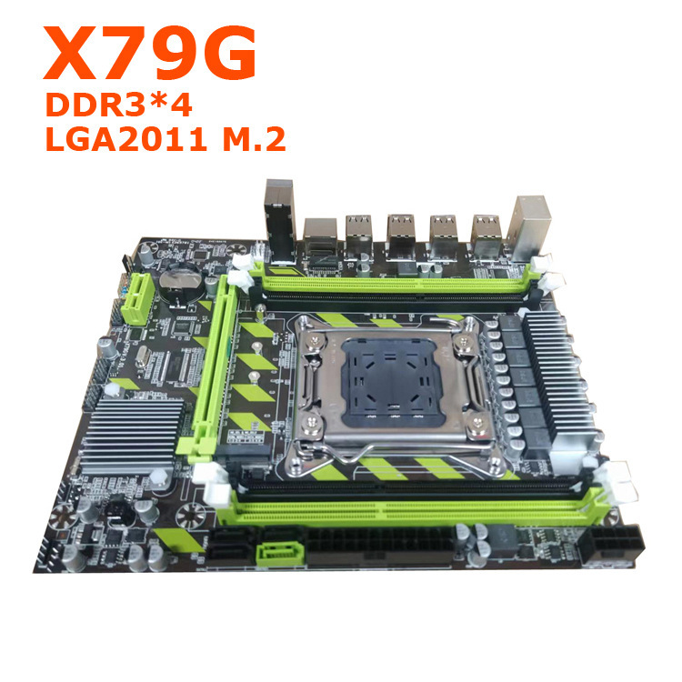 全新X79G主板 台式电脑主板2011针 M.2接口 支持DDR3 RECC游戏板