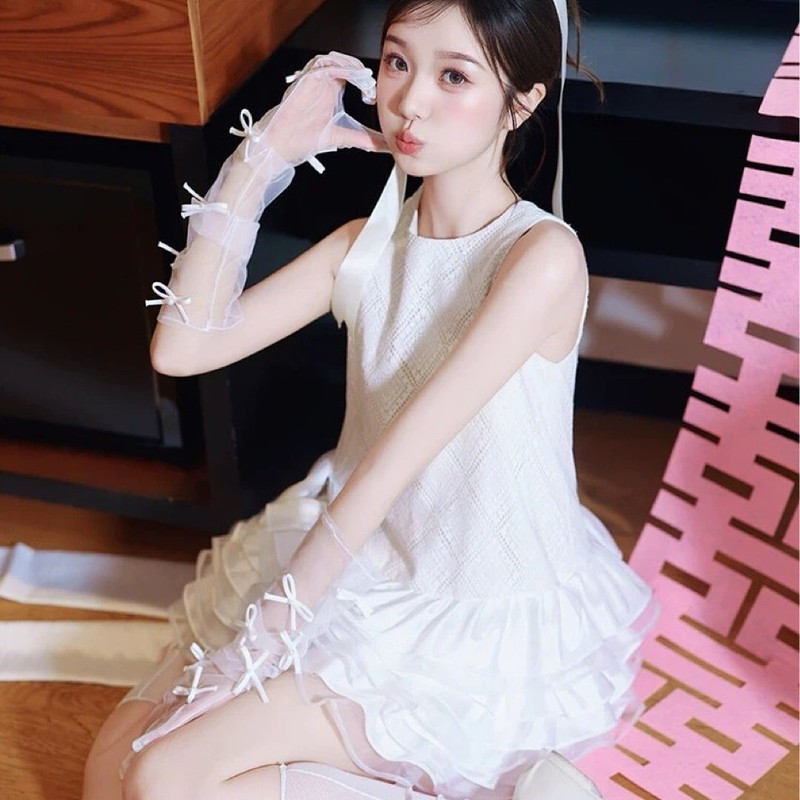 立体白色缎面蝴蝶结发夹发饰新娘结婚礼服头饰简约气质头饰|undefined