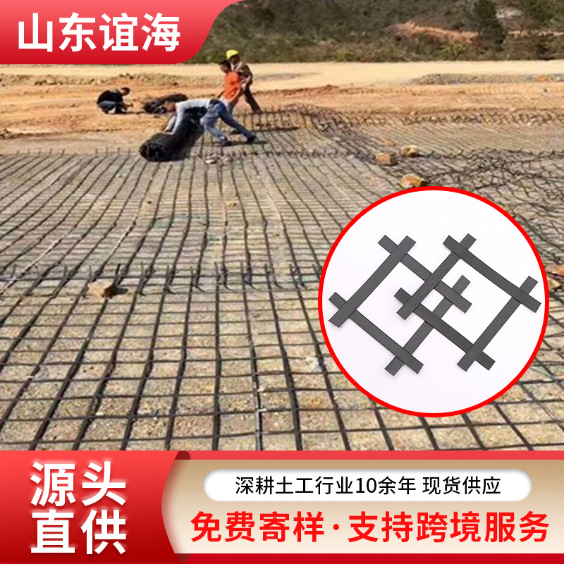 钢塑土工格栅 公路铁路路基加筋加固软土地基加固gsz钢塑土工格栅