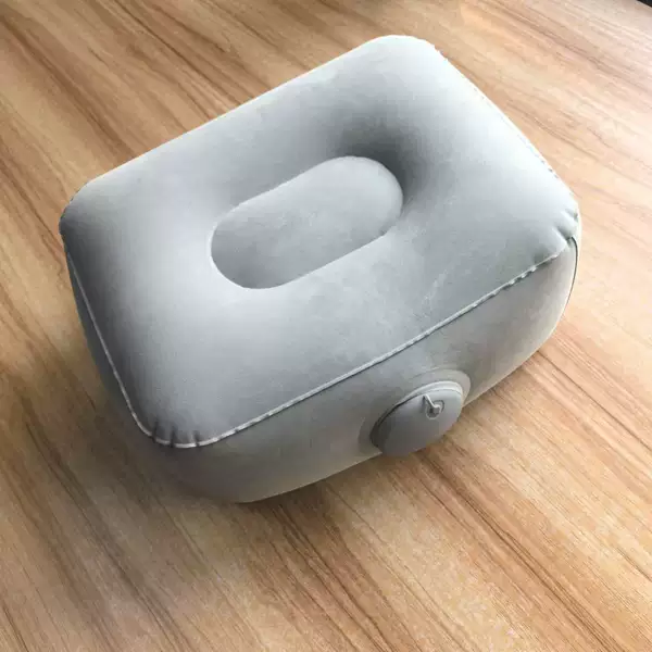Press-Type Inflatable Footrest Car Travel Footrest Concert Seat Cushion Camping Outdoor Seat Cushion Portable Inflatable
