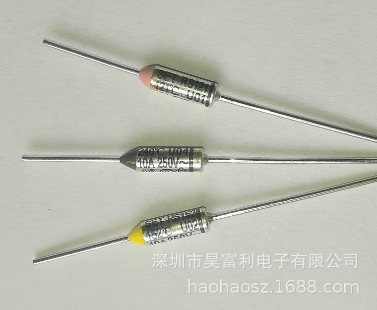 供应RS104 RT104 104度10A 15A 16A 温度保险丝 热熔断器 热保护
