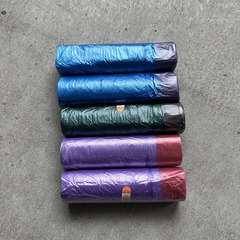 家用抽繩垃圾袋一包5卷大號束口手提塑料袋45*50加厚收口穿繩