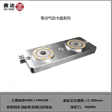 快换夹具定位气动卡盘CNC四轴工装立式多工位拉钉