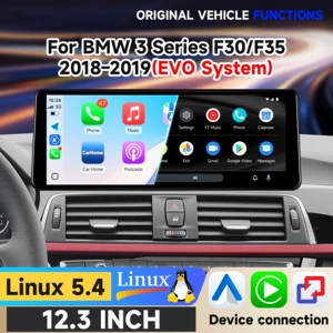 BMW 3 Series F30 F35 EVO üçün mərkəzi idarəetmə böyük ekran naviqasiya Carplay pleyer