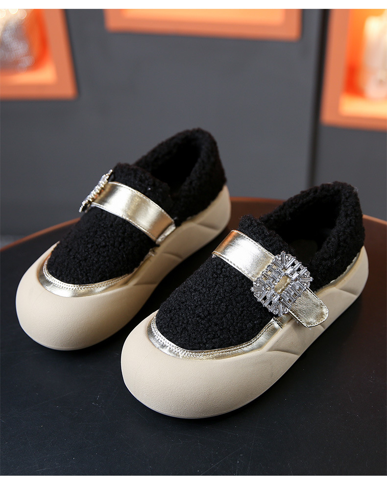 Ladies Man Leather Shoes Sports Shoes Sneakers Fabric Rubber Sole Cushioned Breathable Sneakers Footgear_voghion.com