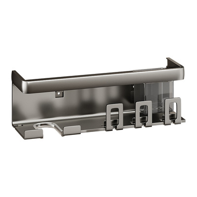 免打孔牙刷置物架卫生间漱口杯刷牙杯收纳壁挂式电动牙膏牙刷架子