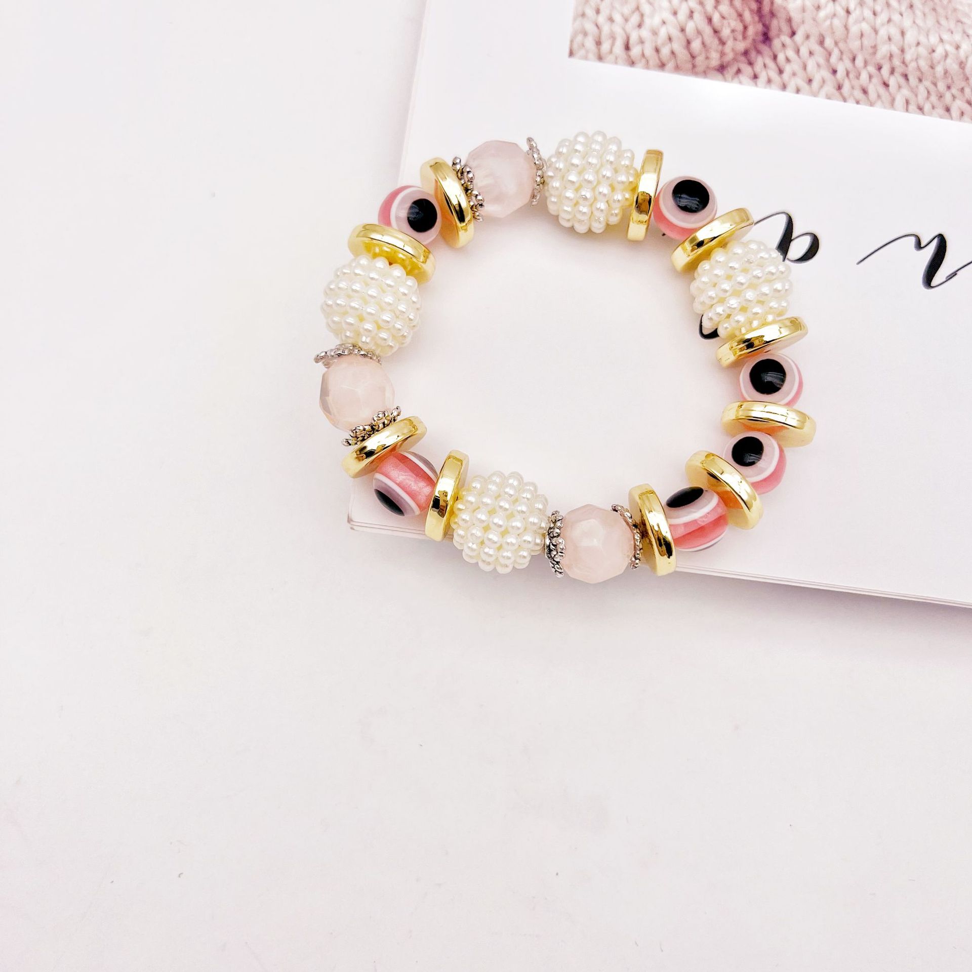 Bohemian Geometric Devilu0027S Eye Arylic Plastic Womenu0027S Bracelets 1 Piece