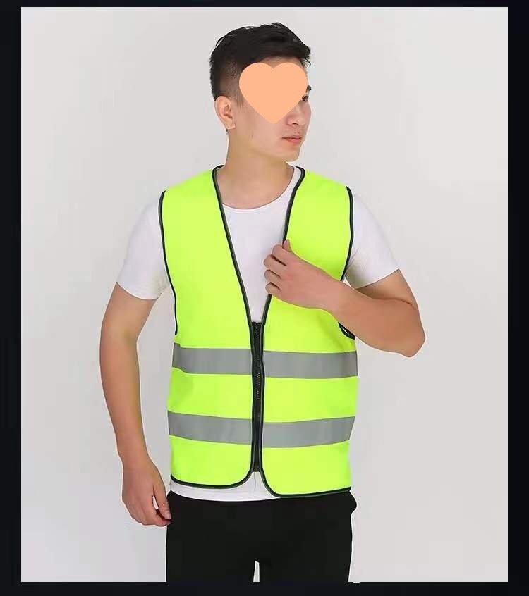 Trajes reflectantes chaleco de seguridad construcción de ingeniería de chaleco de impresión personalizada tráfico nocturno ropa de trabajo reflectante exterior