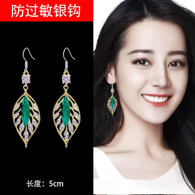 Silver needle, universal fashionable earrings, silver 925 sample, light luxury style, 2023 collection