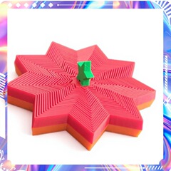 3d打印可动解压圣诞树新款萝卜塔儿童玩具手办摆件装饰车载礼物