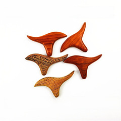 Chicken Wing Wood Triangle Massage Tool Acupressure Stick Scraping Board Triangle Sparrow Massage Tool Red Wood Handle Wooden Piece