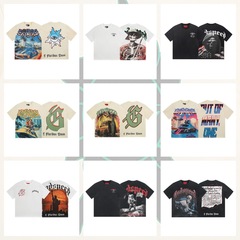 25ss重工美潮牌跨境250g240g纯棉短袖T恤男装CLOTHES FACTORY