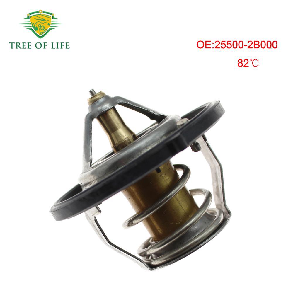 25500 - 2B000 para el termostato de refrigerante del motor Hyundai Tucson 82 °C