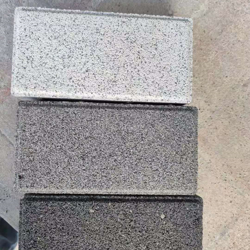 江苏混凝土仿石pc砖仿芝麻灰芝麻黑仿石路面砖600*300*55颜色多样