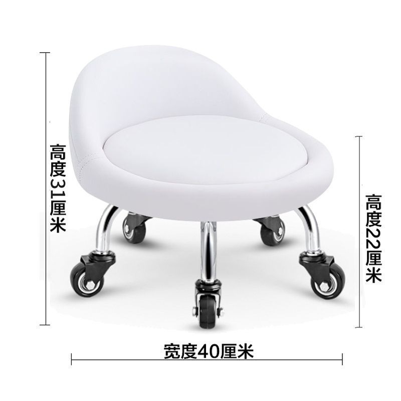 22cm 하이 화이트 백 쿠션 (골드 다이아몬드 휠 모델)