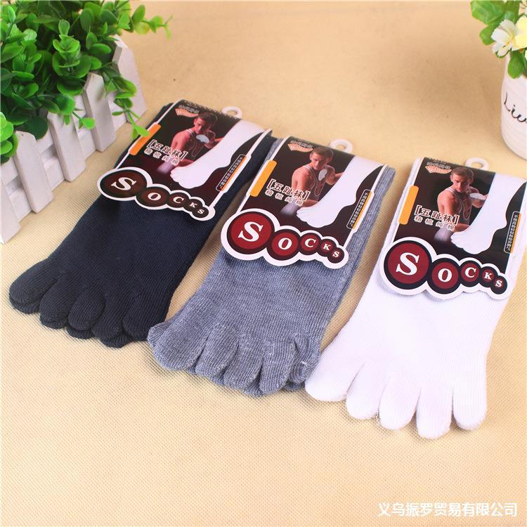 W F037-1 wholesale Foreign trade Men's Cotton socks Men&#39;s toe socks man Socks Fingers Separate