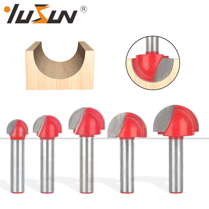 宇盛圆底刀新红色8柄木工铣刀具开槽R角半圆花边球刀雕刻机刀头