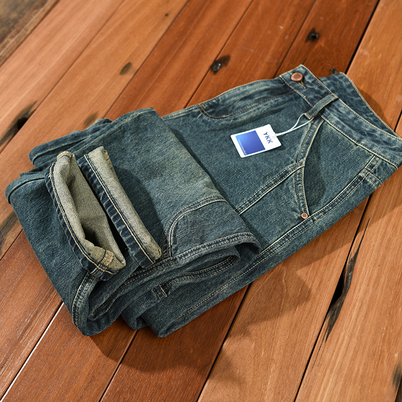 Jeans décontractés pour hommes, tenue de travail rétro, G7163, pour livraison en une seule pièce_voghion.com