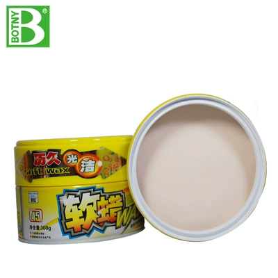 Car wax soft wax car paint decontamination
