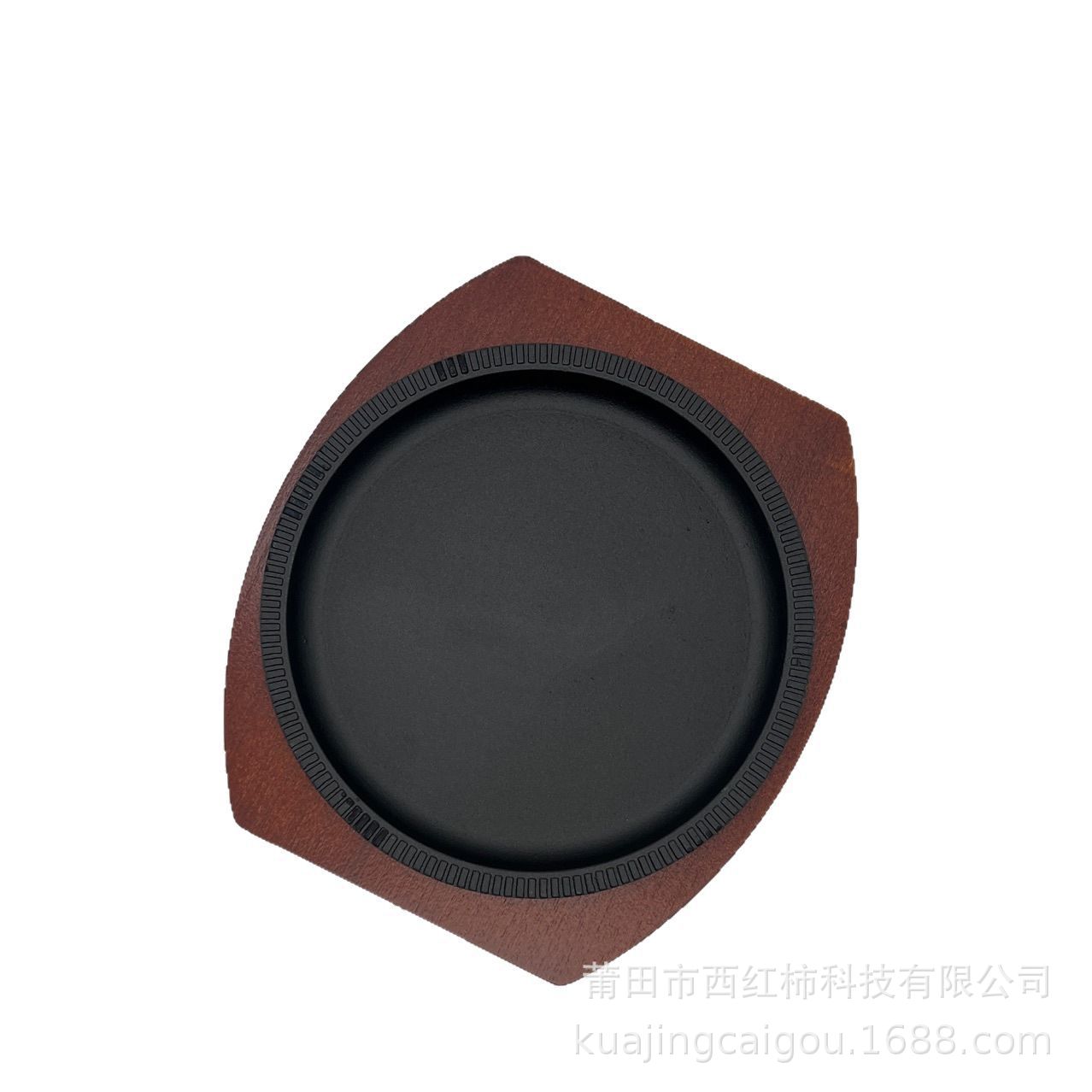 바베큐용 스테이크 접시 26cm(나무판 포함)