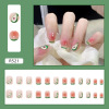 Fake nails, summer removable nail stickers for nails for manicure, ready-made product, wholesale