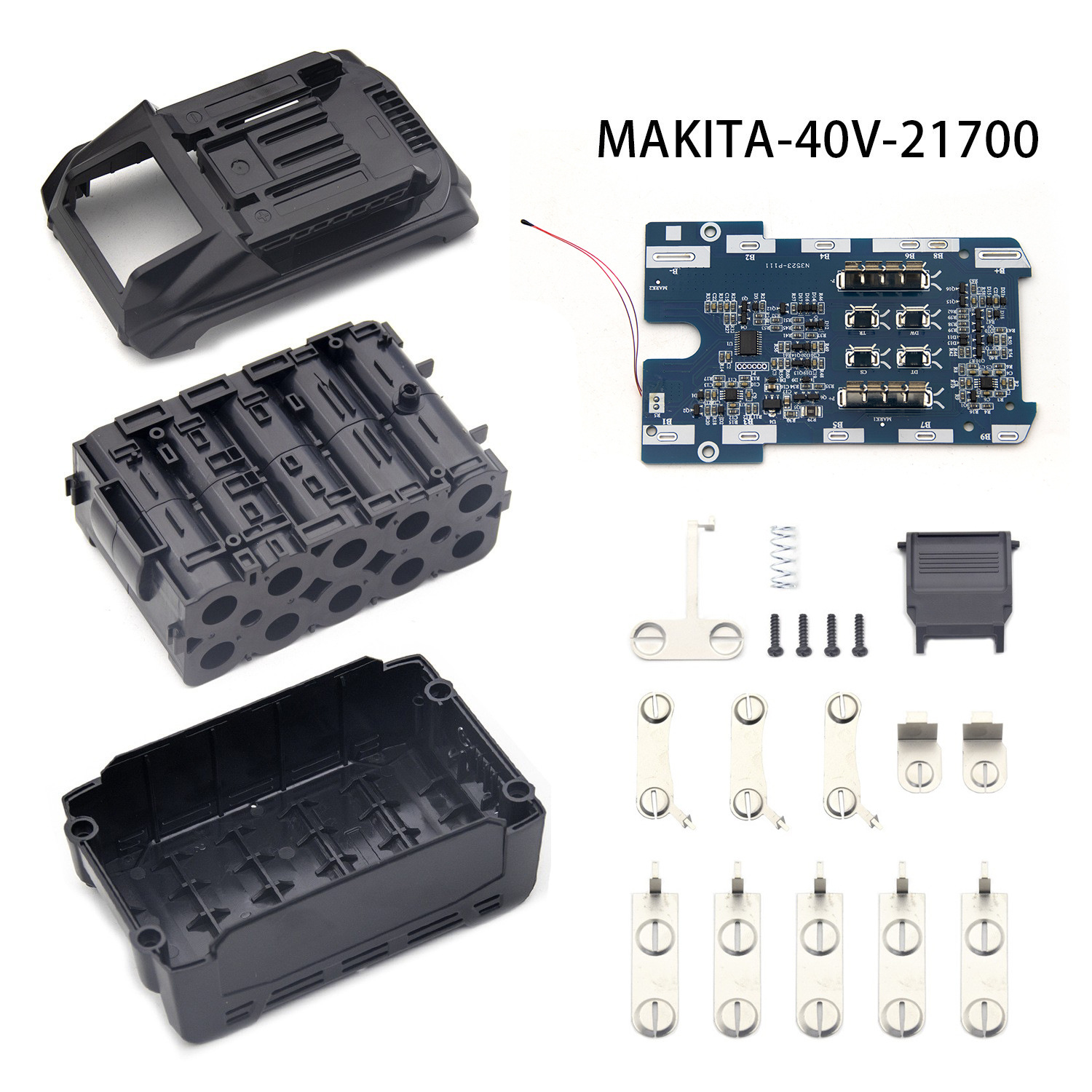 替代牧田Makita BL4025 4030 40V 21700电芯款电池套料外壳保护板