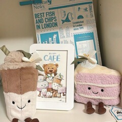 jelly玉蘭拿鐵奶茶芋泥蛋糕可愛毛絨玩具娃娃安撫公仔兒童禮物批