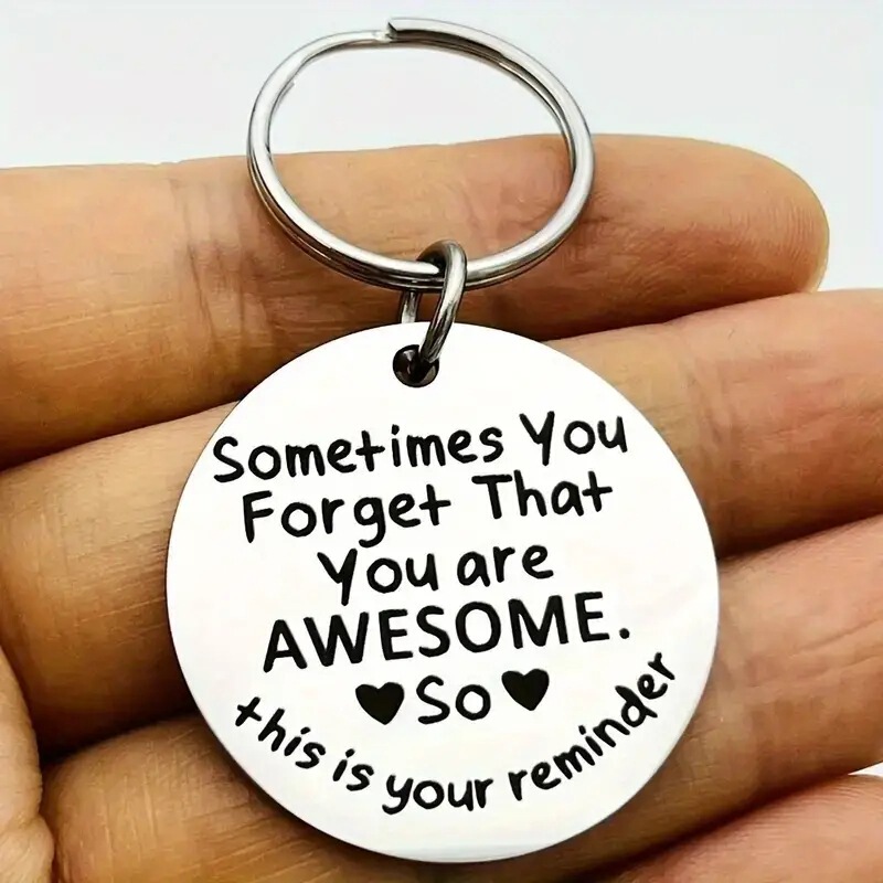 Cross-border explosions you are the best keychain inspiring stainless steel keychain for best friends