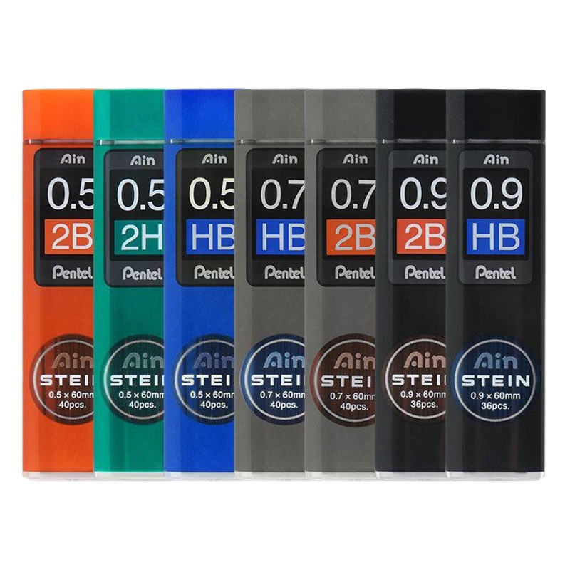 Japan Stationery Imported Patong Pencil Core Automatic Activity Pencil Core 0.5/0.7/0.9 Automatic Pencil Students