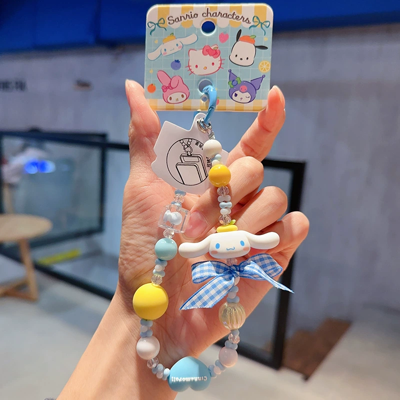 Плюшевый брелок Sanrio Hello Kitty, оригинал, мягкая подвеска 11×7.5 см, коллекционный талисман