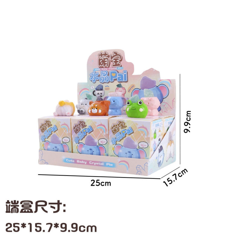 本物の森のもの Xiaohongshu 売れ筋人気動物パルかわいい転送幸運ギフトデスクトップクリスタルブラインドボックス|undefined