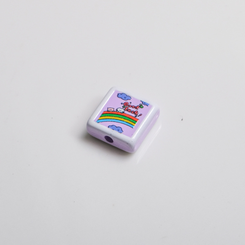 卡通组合照相机拍立得组合穿孔珠串珠手机链条手链diy饰品配件|undefined