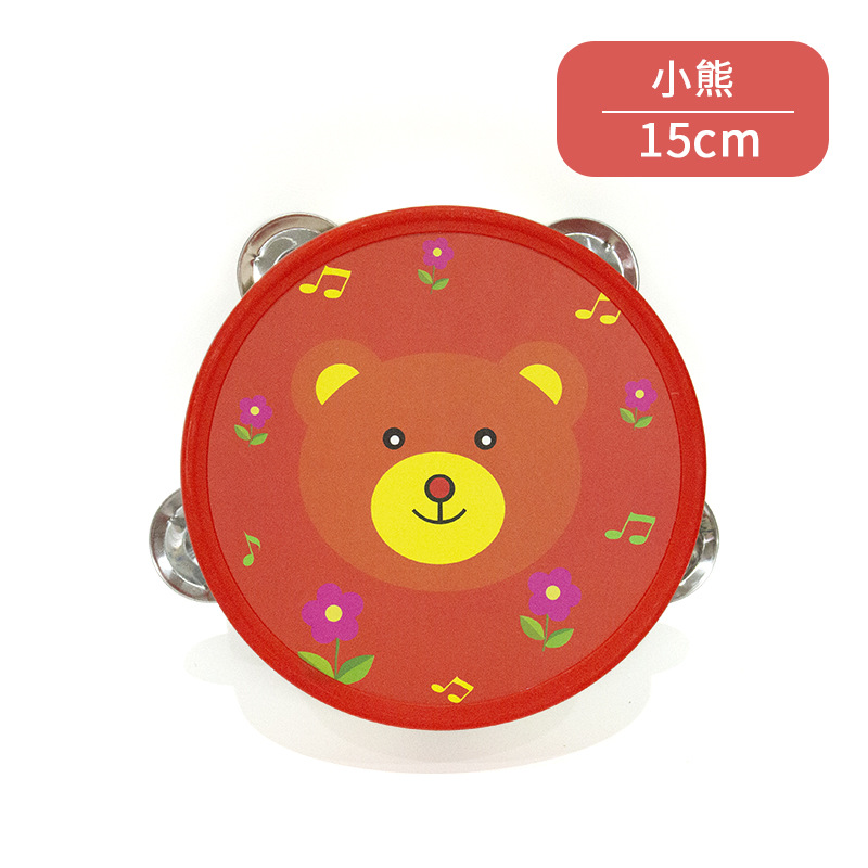 Pandereta de madera Orff Instrumentos musicales Kindergarten Educación temprana Música y accesorios de baile Tambores de mano Tambores de palmaditas al por mayor