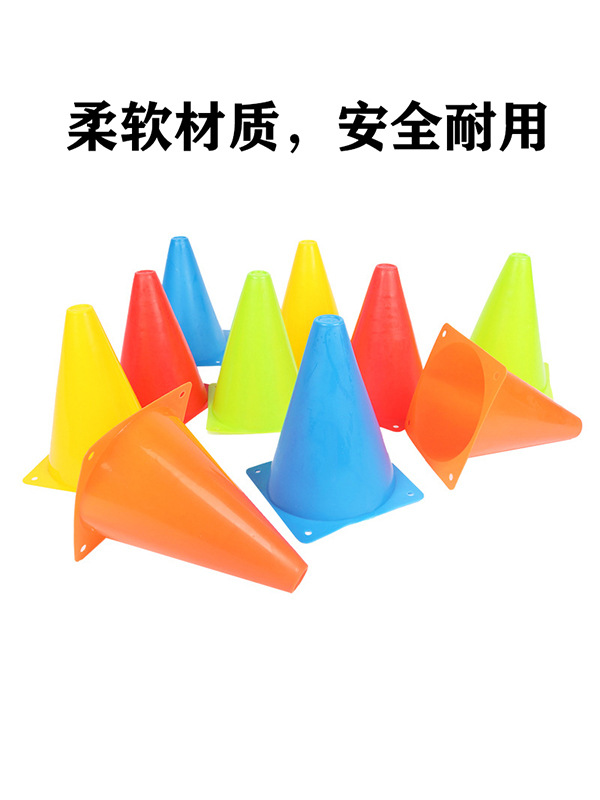 Logotipo barril 18cm equipo de entrenamiento de fútbol campo logo obstáculo baloncesto entrenamiento cono barril al por mayor logo barril